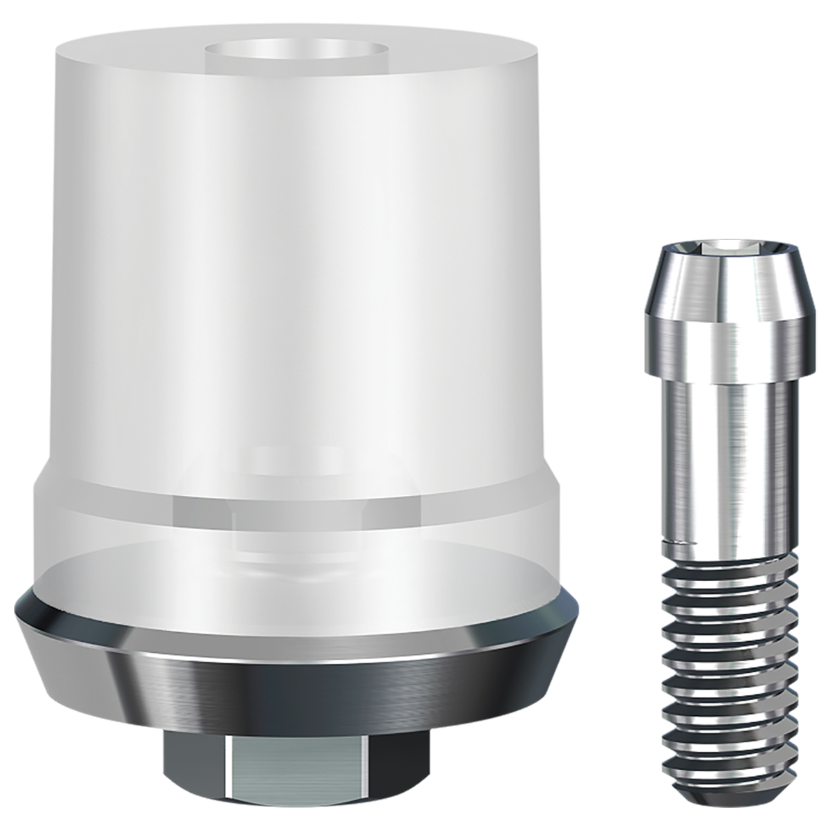 Gold Engaging Abutment 6.5mmD Plat