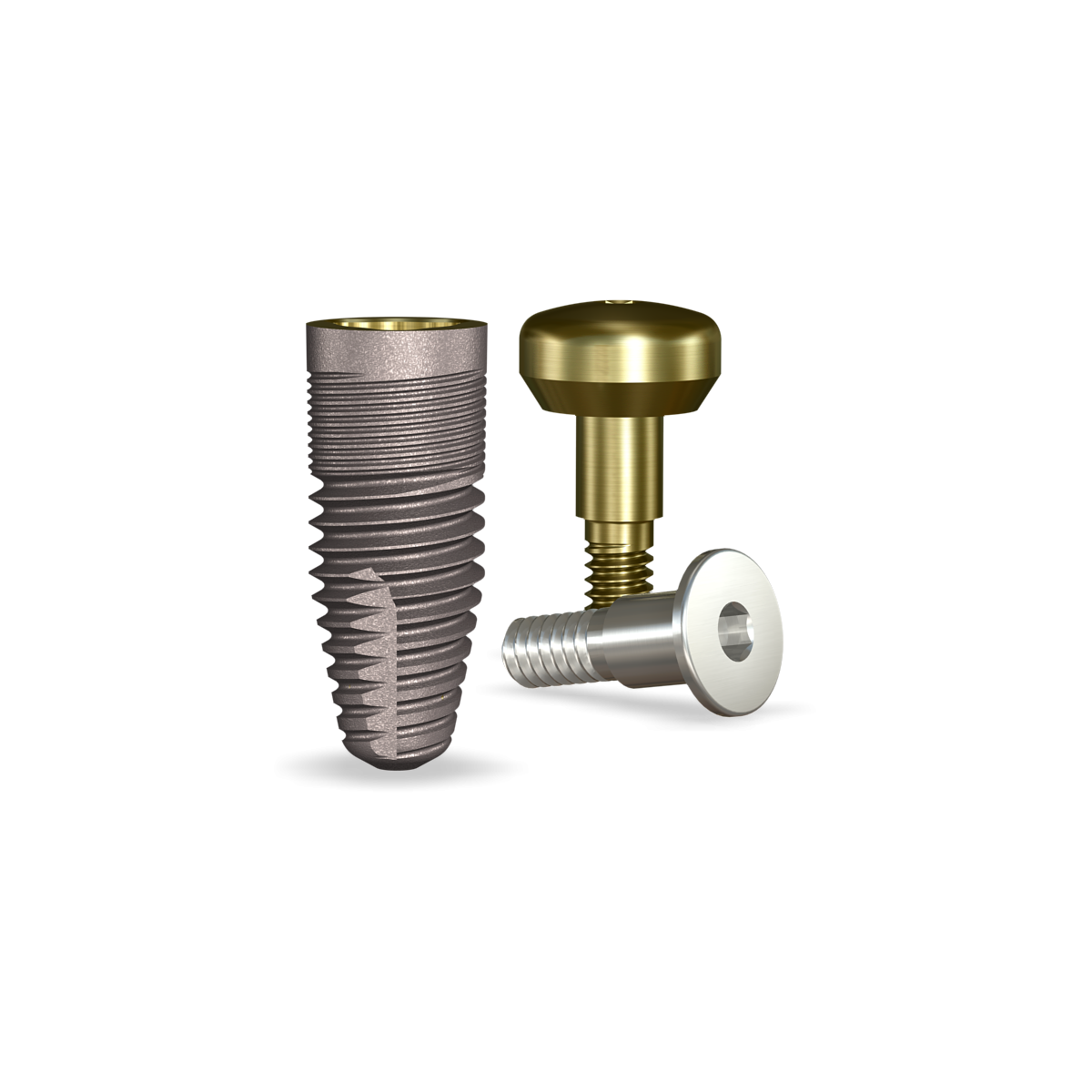 simplyRePlant 4.3mmDx10mmL SBM: 4.3mmD Platform Dental Implant System - 1/Pack