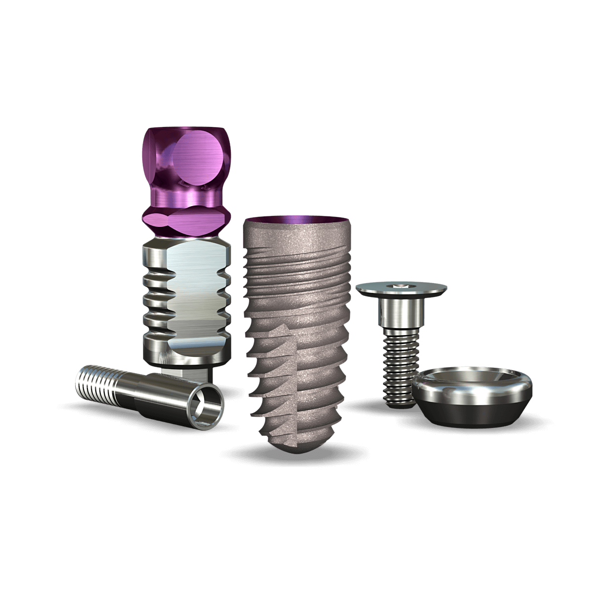 Legacy2™ 4.7mmDx10mmL SBM: 4.5mmD Platform Dental Implant System - 1/Pack