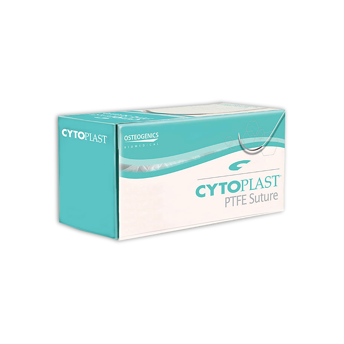 Cytoplast PTFE Non Resorbable Sutures 4/0 - P-3 / 3/8 Circle / 13mm - 18" (Undyed) - 12 Threads/Box